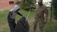 Residents in Southeast team up with DC National Guard members for community cleanup effort