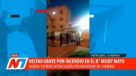 La Banda: un hombre resultó gravemente herido en un incendio en Misky Mayu