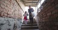 Ukraine's children start new school year in underground classrooms to avoid Russian bombs