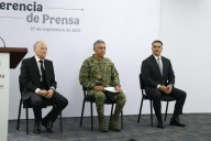 Versión estenográfica del mensaje ofrecido por el secretario de Seguridad y Protección Ciudadana, Omar García Harfuch, durante la conferencia de prensa