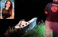 Video.- Muҙre conductora de TV en aviҩnazo en Nuevo León