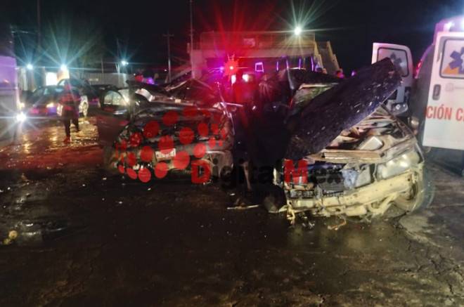 Trágico accidente entre tres vehículos deja una joven sin vida y 6 lesionados en la Toluca
