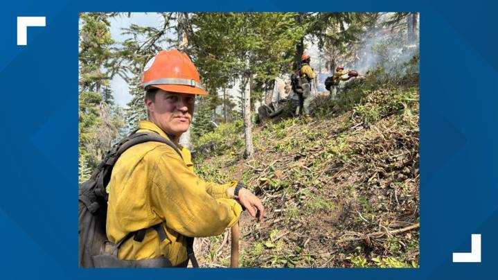 Oregon hotshot firefighter hit by falling tree on Emigrant Fire