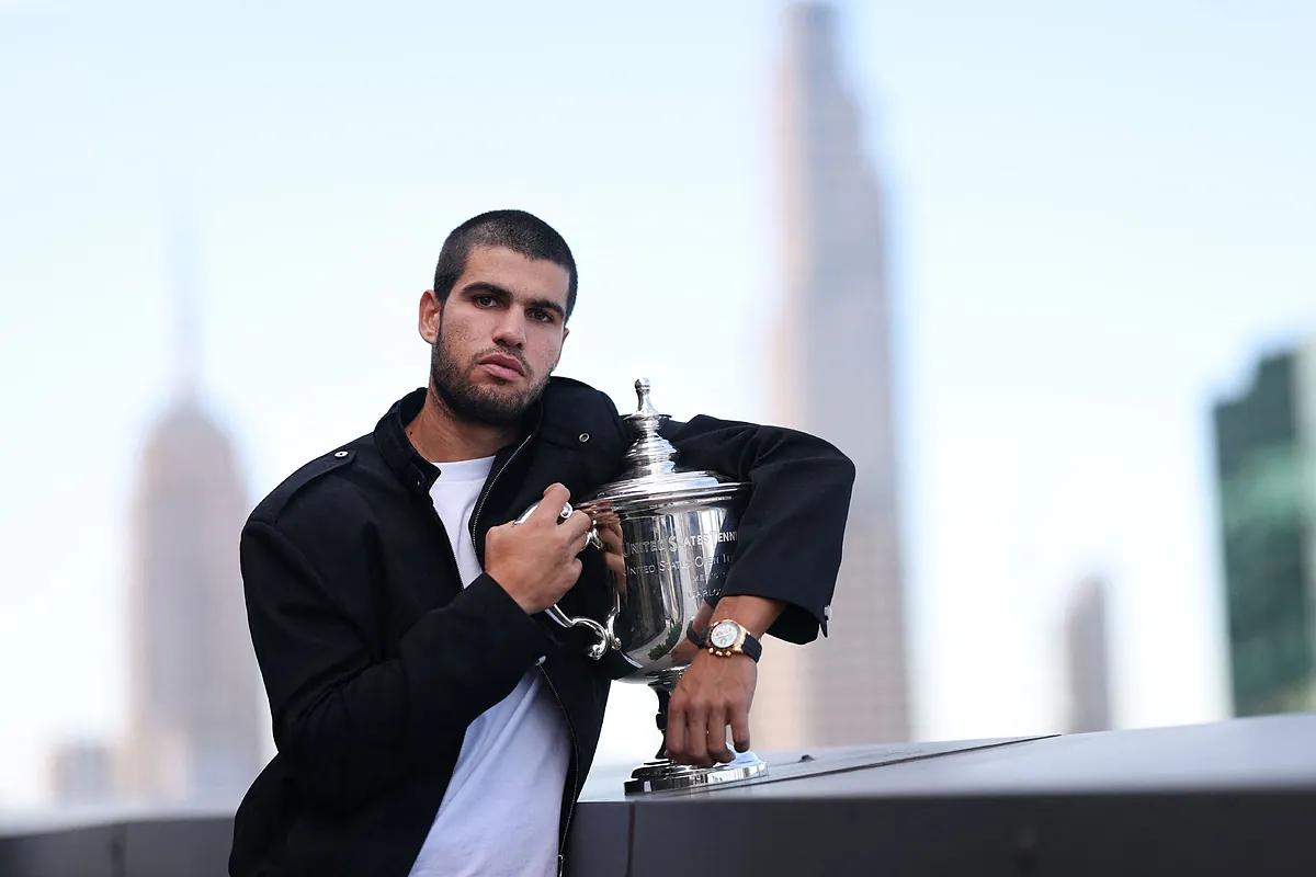 US Open: Carlos Alcaraz: "Pasar tiempo en casa es lo que me hace feliz"