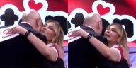 Gisela Valcárcel saludó con un beso y abrazo a Fernando Muñiz tras criticarlo: “Bienvenidos a su casa”, ironizó el CEO de América TV