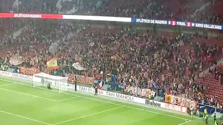 La afición del Atlético ya juega el derbi: "Que se enteren los vikingos quién manda en la capital"