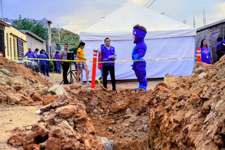 Inicia JMAS Chihuahua introducción de red de drenaje en la colonia Jorge Barousse