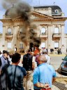 Furia de chacareros en 9 de Julio: quemaron la Municipalidad