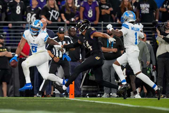 Lions-Ravens ranks among most viewed Monday night Football games of last 20 years