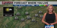 Isolated weekend downpours possible