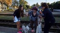 In ruined Ukrainian cities, residents have tried to cling to hope but eventually they leave
