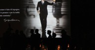 Italian fashion, sport and film stars join ordinary mourners to pay last respects to Giorgio Armani