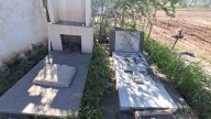 Precipitaciones afectan lápidas de panteón de Ciudad Obregón