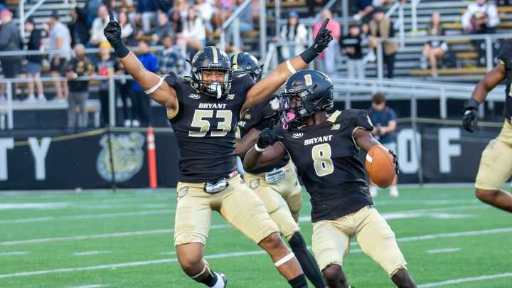 Bryant football beats Bentley 42-6 in September 13 home opener