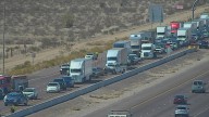 Crash partially blocks I-10 EB near Verrado Way