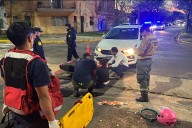 Accidente en Paraná: una moto y un auto chocaron en Yrigoyen y Maipú