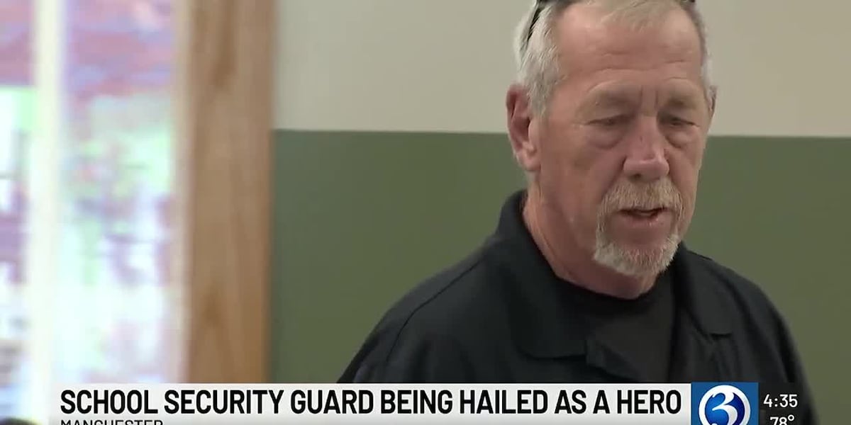 Manchester school security guard saves three lives in 18 months