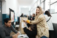 Sol Tscherning votó en Lomas de Zamora junto a su familia