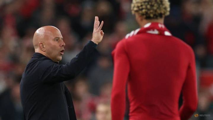 Liverpool boss Slot blasts 'stupid' Ekitike for red card after scoring