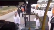 Violencia en Zumpango: ruta Bicentenario ataca a operador y rompe cristales de autobús