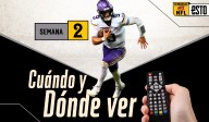 ¿Cuándo y a que hora ver los partidos de la Semana 2 de la NFL?