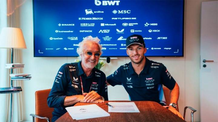 Pierre Gasly, compañero de Colapinto, extiende el contrato con Alpine hasta 2028