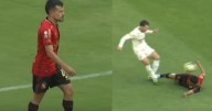 Walter Tandazo fue expulsado tras dura falta sobre Horacio Calcaterra en derrota de Melgar
