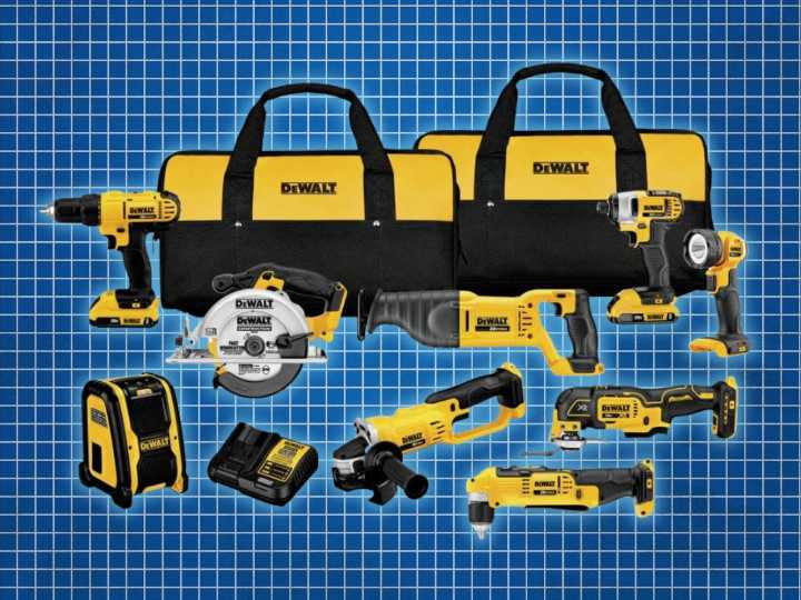 Amazon has this massive 9-tool DEWALT 20V power tool kit on sale for a hefty $250 off