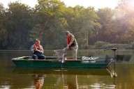 Sarley: Another time I found myself in trouble on a big lake