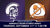 Live at 7 p.m.: Barnesville Trojans vs. Hawley Nuggets in high school volleyball