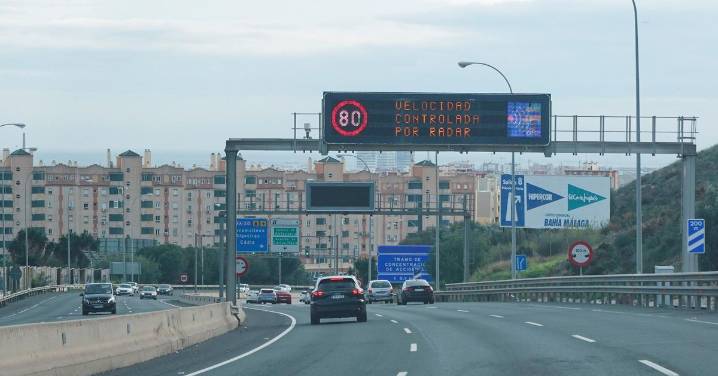 Tráfico pone más de 900 multas diarias en Málaga, la mayoría por exceso de velocidad