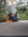 Se registra el quinto camión incendiado en Norte de Santander