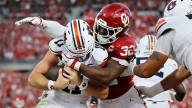 Oklahoma swarms Auburn in record 10-sack night, moves to 4