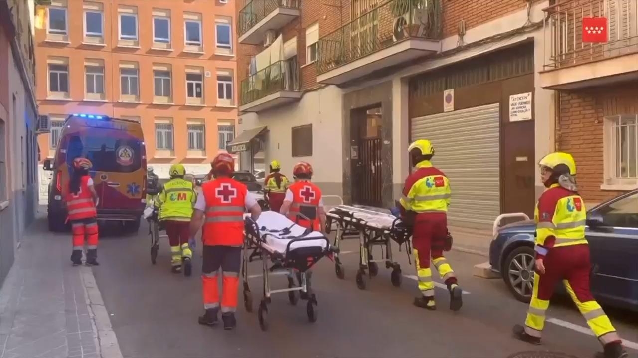 Explosion in Madrid from suspected gas leak injures 25