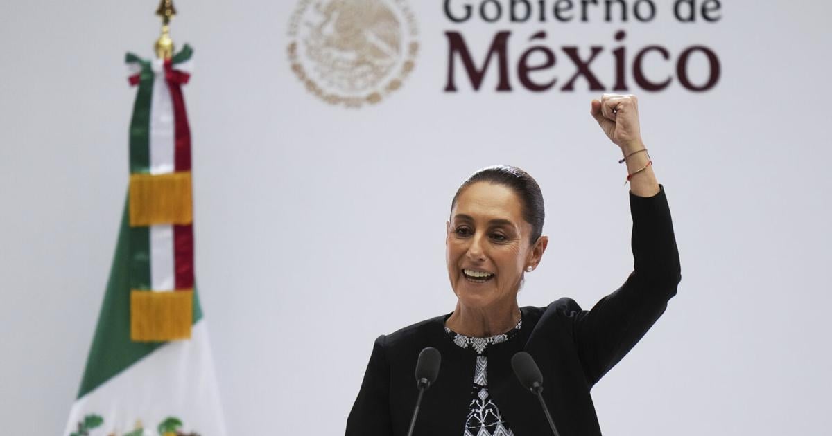 From Trump to social programs: Mexico's first female president takes stock after a year in office