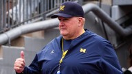 Biff Poggi offers comical response for celebration of Michigan's win