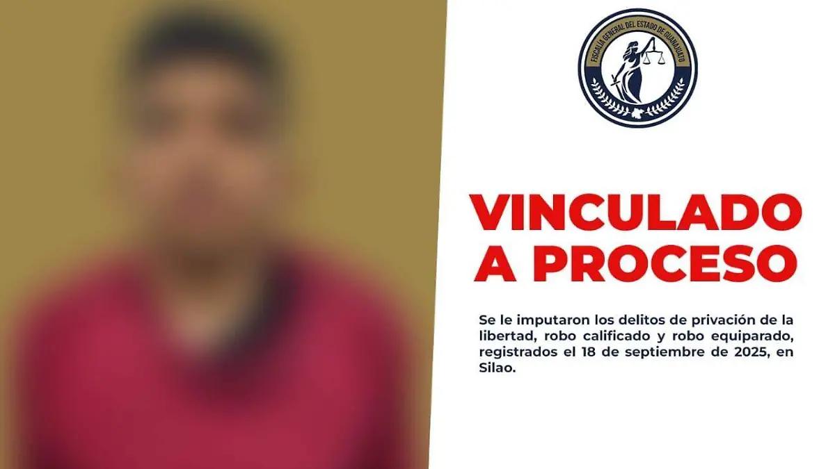 Vinculan a proceso a Emmanuel Esteban “N” por robo y privación de la libertad en Silao