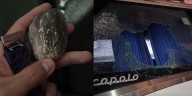 En imágenes: así quedó el bus de Atlético Nacional tras ser atacado con piedras en Armenia