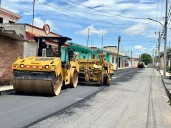 Tey Gutiérrez supervisa obras ‎de pavimentación en VdeA ‎