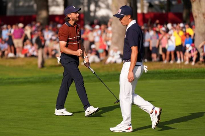Europe romps to another session win in Ryder Cup for a commanding 5