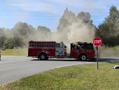 Se incendia camión de bomberos en Asheboro
