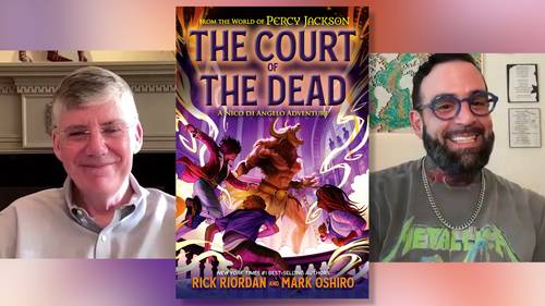 Rick Riordan, Mark Oshiro share insights about 'Percy Jackson' spinoff novel 'The Court of the Dead,' following Nico di Angelo