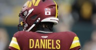 Commanders' Daniels honoring great grandmother with Japanese flag helmet sticker