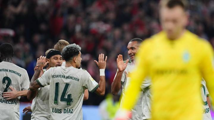Nuevo gol de Luis Díaz con el Bayern Múnich: hubo confusión, pero el video resolvió dudas