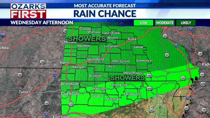 Gloomy weather Wednesday clearing later in the week