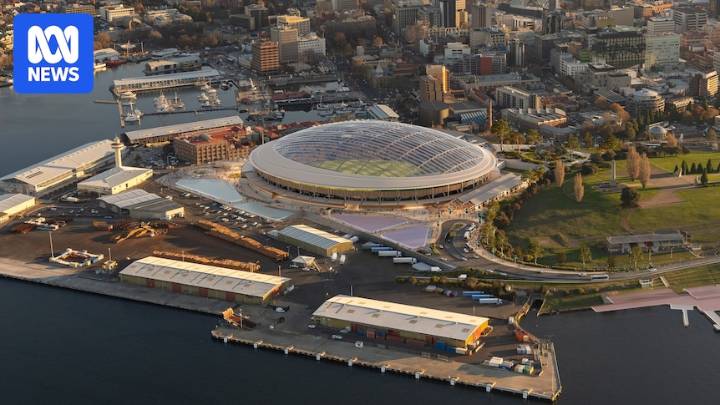 Macquarie Point stadium report recommends project not proceed, as Tasmanian Planning Commission flags concerns