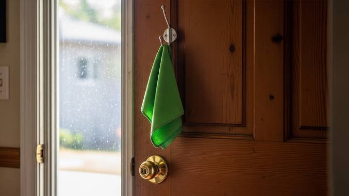 Qué significa colgar un pañuelo verde en la puerta, según el Feng Shui