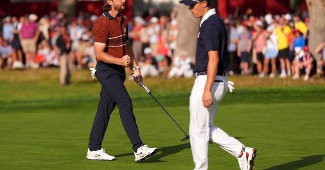 Europe romps to another session win in Ryder Cup for a commanding 5