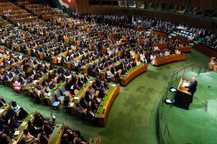 International diplomats alarmed as Trump berates UN in rambling speech mixing boasts and grievances