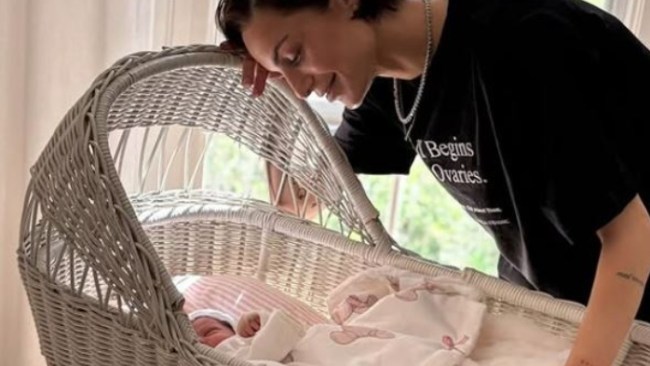 'I'm not a bad mum': Domenica Calarco speaks after trolls scold reality TV star for taking baby on first outing at six days old